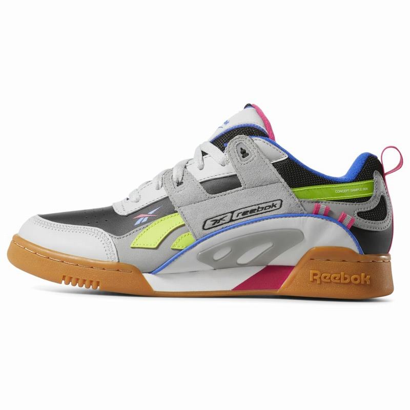 Reebok Workout Plus Ati 90s Tenisky Panske - Siva/Čierne/Svetlo Zelene NP5889DT